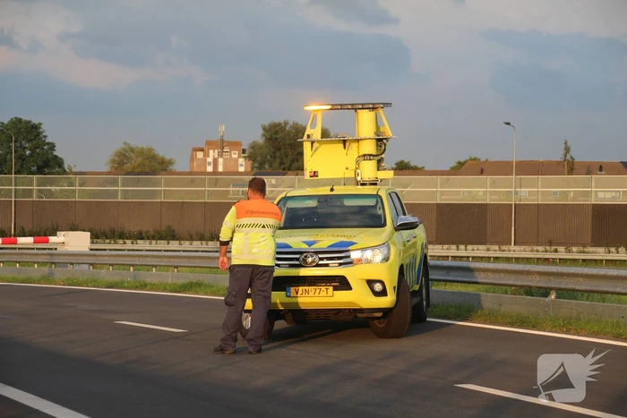 Motorrijder gewond na valpartij, weg afgesloten