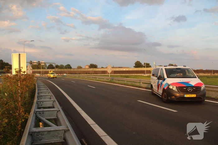 Motorrijder gewond na valpartij, weg afgesloten