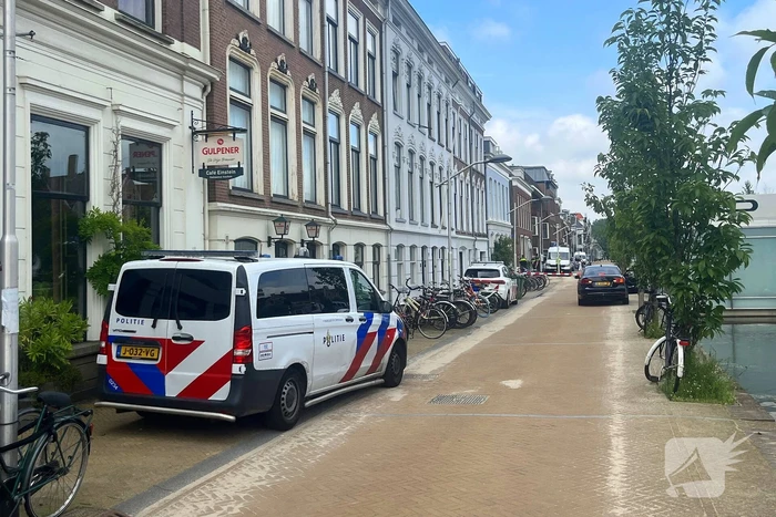 Politie zet straat af vanwege gaslek