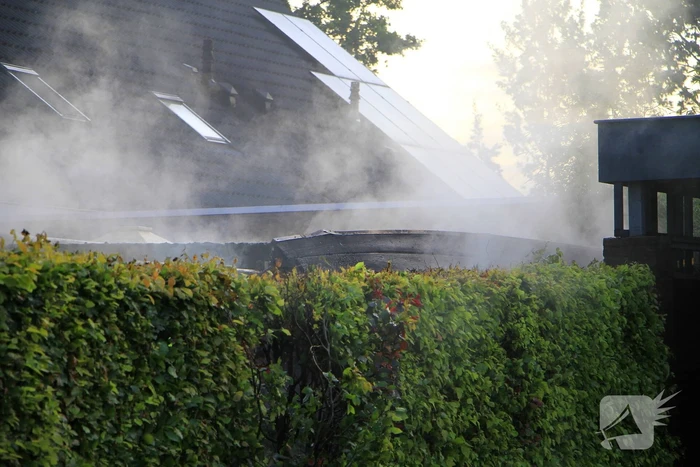Veel rook bij brand in sauna