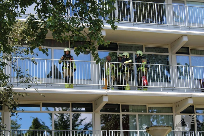Hulpdiensten ingezet voor woningbrand