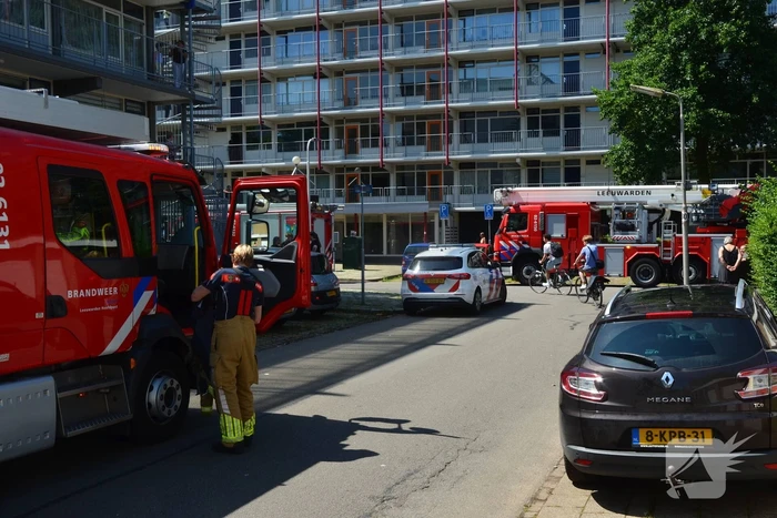 Hulpdiensten ingezet voor woningbrand