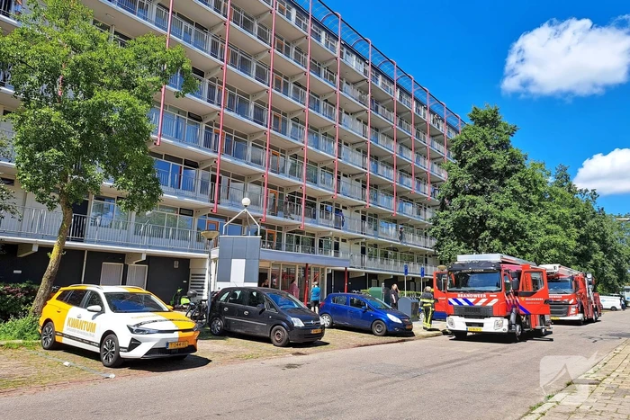 Hulpdiensten ingezet voor woningbrand