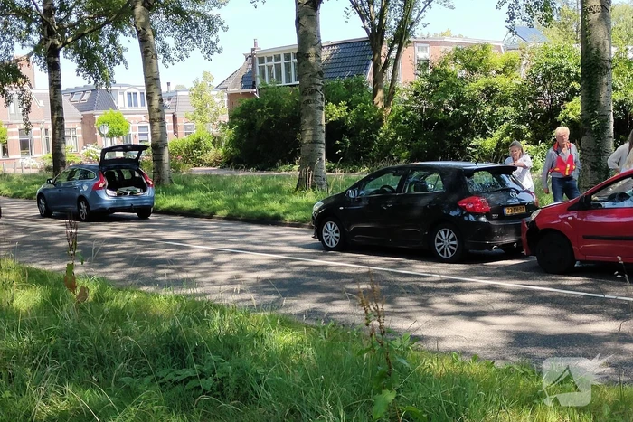 Drie voertuigen betrokken bij kop-staartbotsing