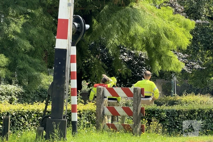 Brandweer sluit fietspad af vanwege gevaarlijk hangende takken