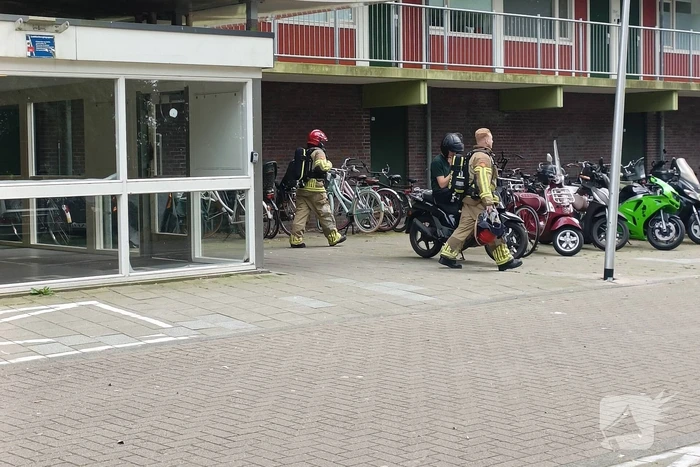 Brandweer ingezet voor brand op balkon