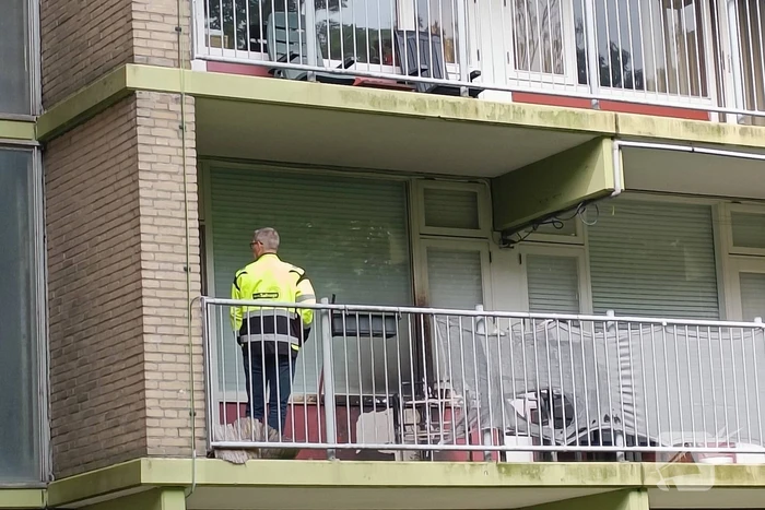 Brandweer ingezet voor brand op balkon