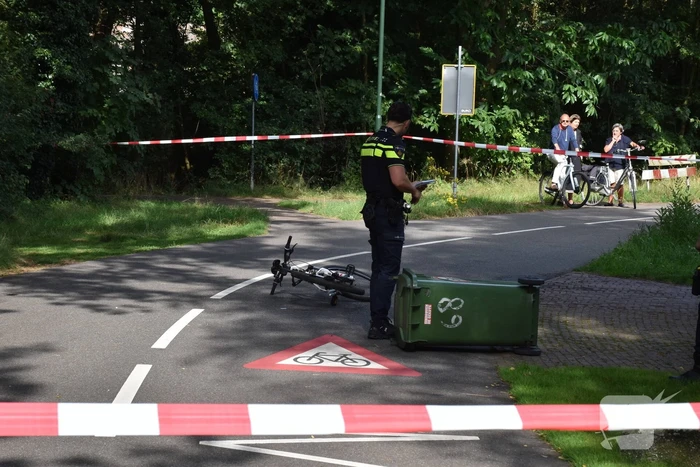 Gewond Persoon naast mountainbike aangetroffen op wegdek