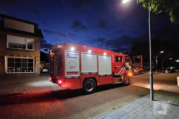 Bewoners op straat na afgaande koolmonoxide melder