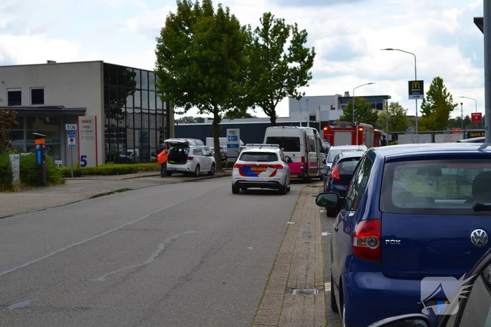 Gaslucht geroken in bedrijfspand