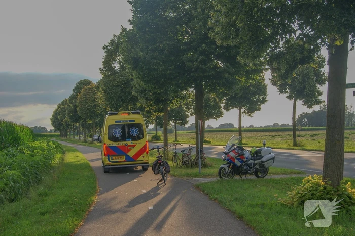 Fietser in botsing met automobilist