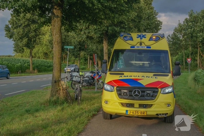 Fietser in botsing met automobilist