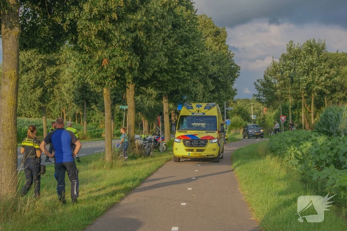 Fietser in botsing met automobilist