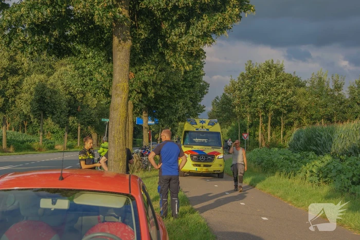 Fietser in botsing met automobilist