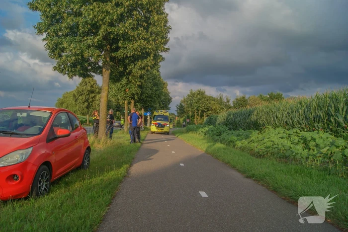 Fietser in botsing met automobilist