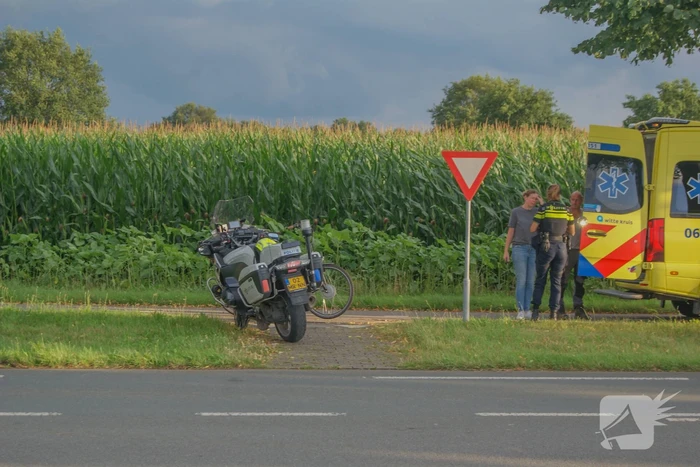 Fietser in botsing met automobilist