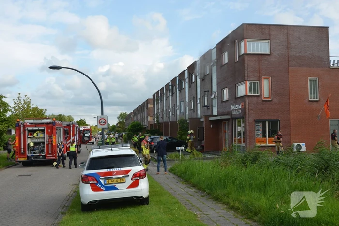Forse rookontwikkeling bij woningbrand
