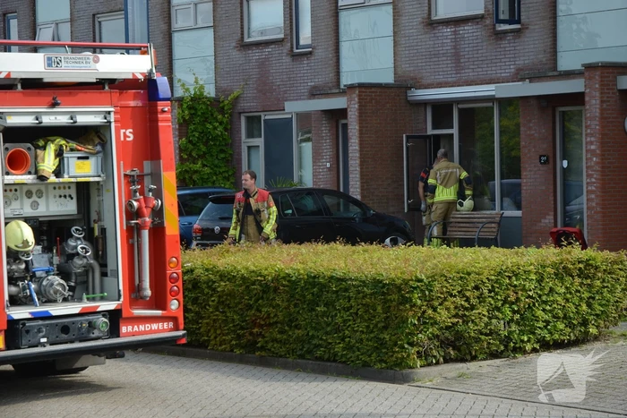 Forse rookontwikkeling bij woningbrand