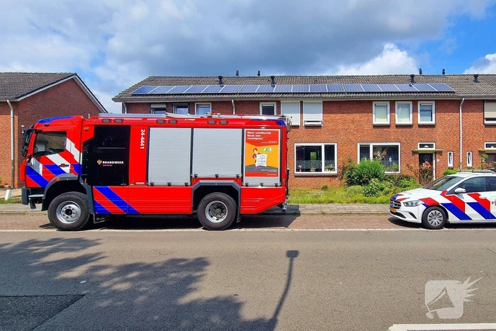 Brandweer ingezet voor vocht in muur