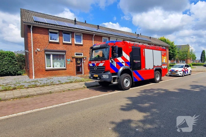 Brandweer ingezet voor vocht in muur