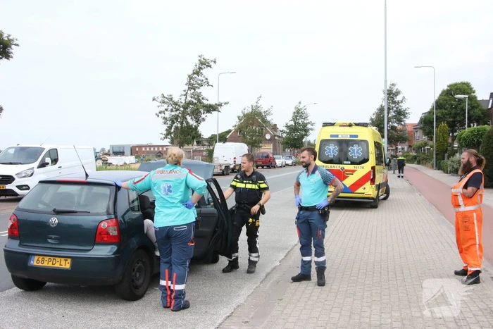 Twee personen gewond bij kop-staartbotsing
