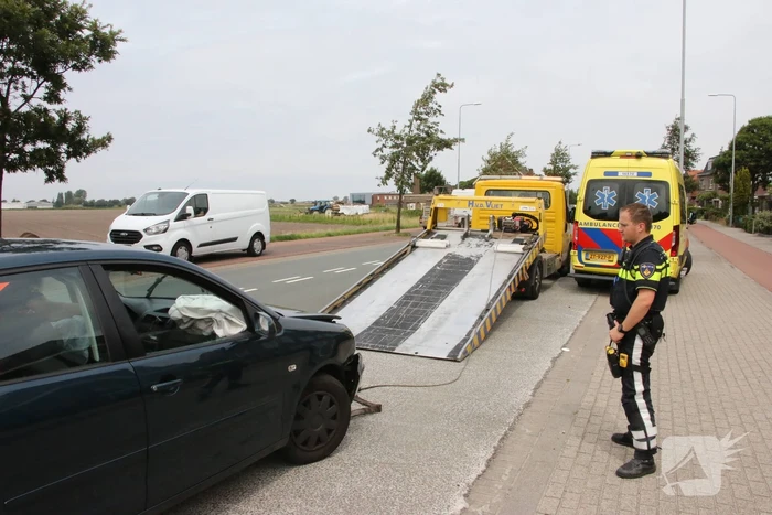 Twee personen gewond bij kop-staartbotsing