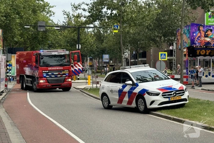 Kermis attractie vat vlam door onbekende reden