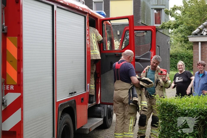 Loempia in magnetron zorgt voor rookontwikkeling en brandweer inzet