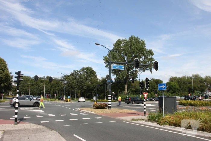 Chaos op kruising na uitvallen verkeerslichten