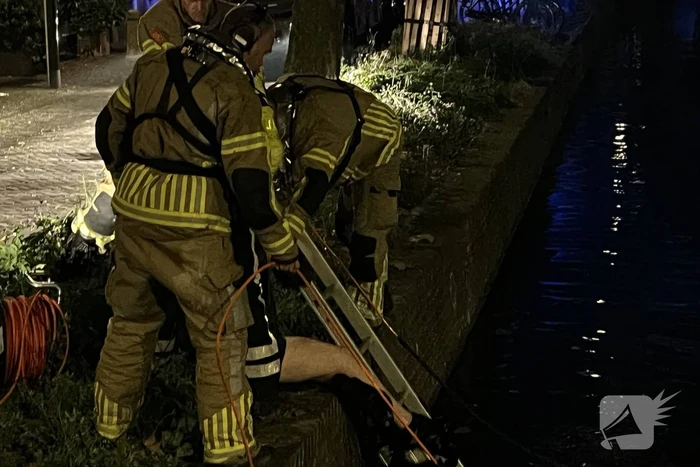 Drenkeling gered danzij oplettende bewoners