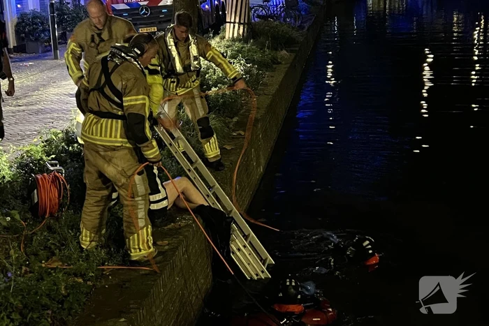Drenkeling gered danzij oplettende bewoners