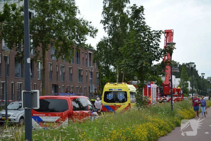 Brand op balkon snel onder controle