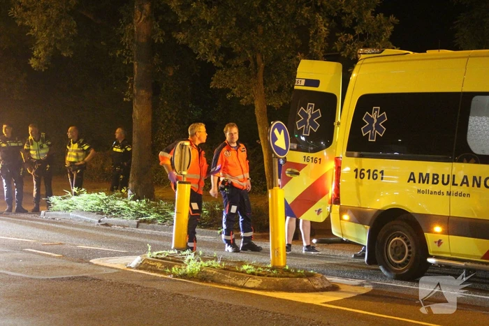 Traumahelikopter landt voor medisch incident