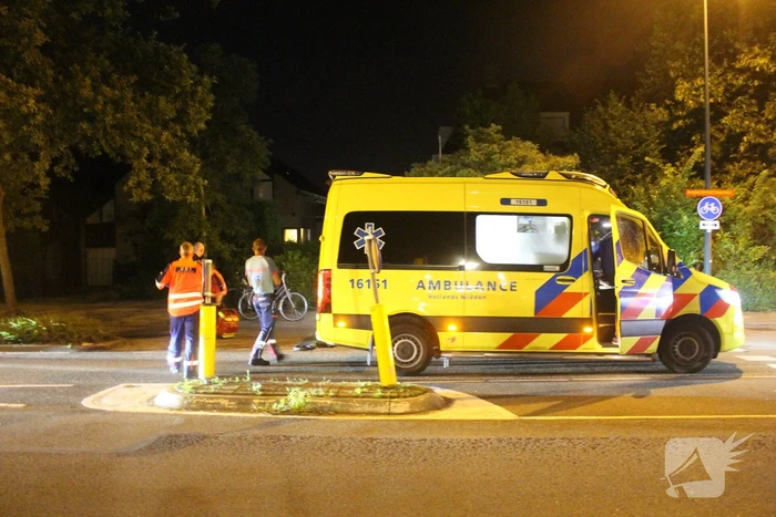 Traumahelikopter landt voor medisch incident