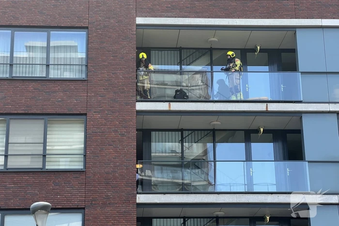 Brandweer ingezet voor brand op balkon