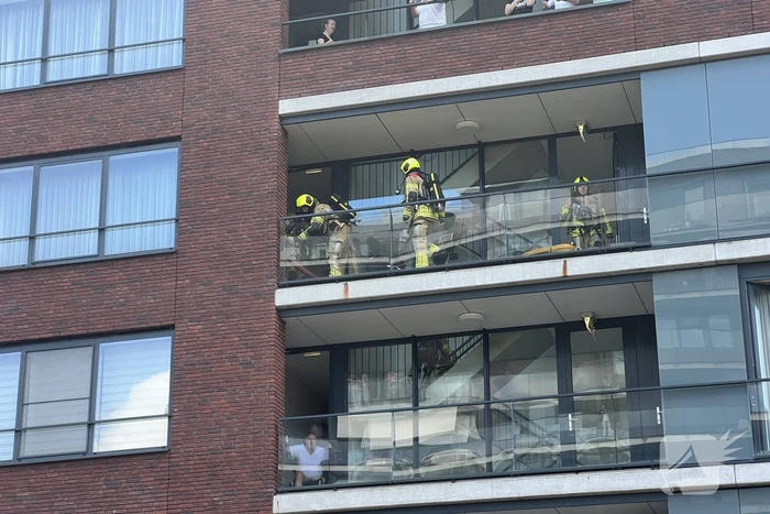 Brandweer ingezet voor brand op balkon