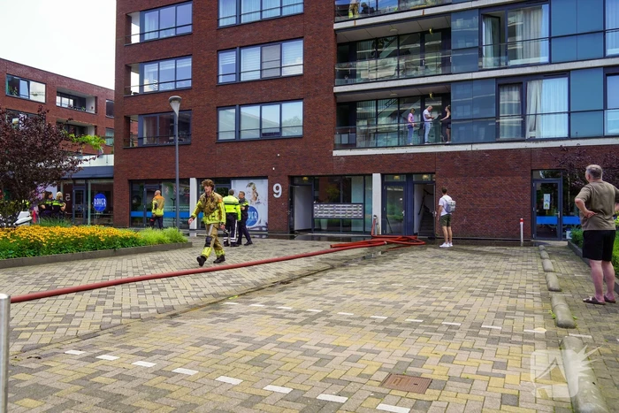 Brandweer ingezet voor brand op balkon