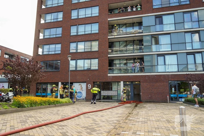 Brandweer ingezet voor brand op balkon