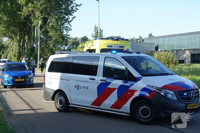 Voertuigen beschadigd na botsing