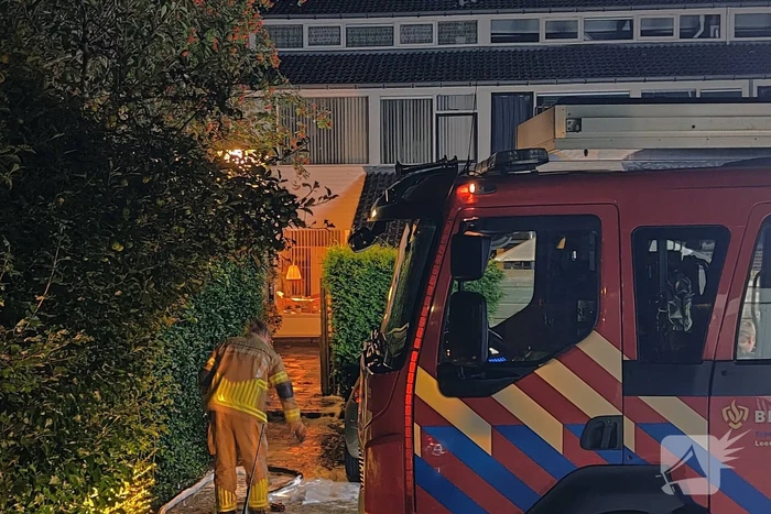 Container vliegt in brand