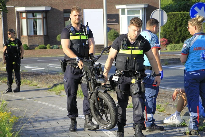 Politie neemt fatbike mee na botsing