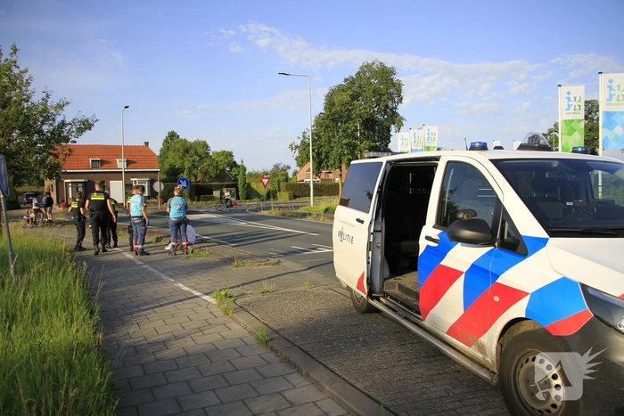Politie neemt fatbike mee na botsing