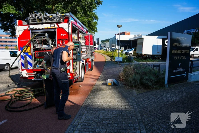 Hotel Van der Valk ontruimd door brand