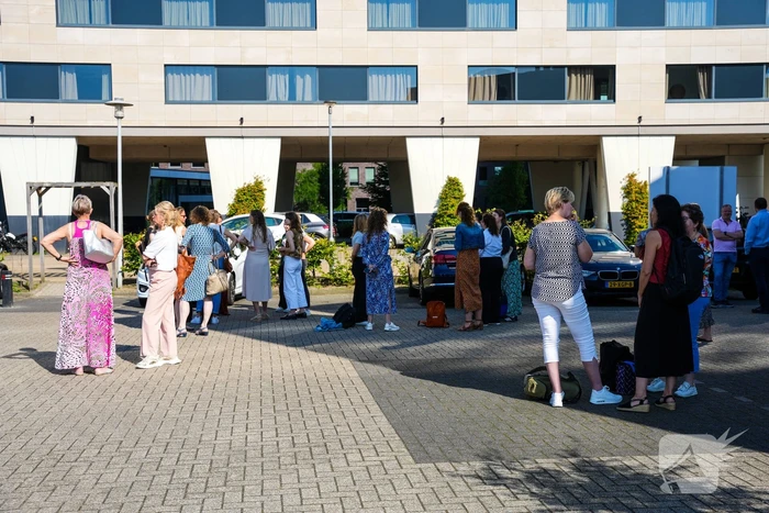 Hotel Van der Valk ontruimd door brand