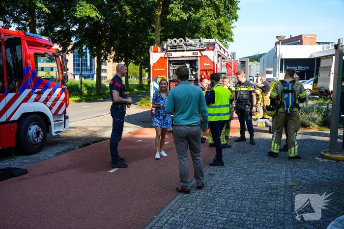 Hotel Van der Valk ontruimd door brand
