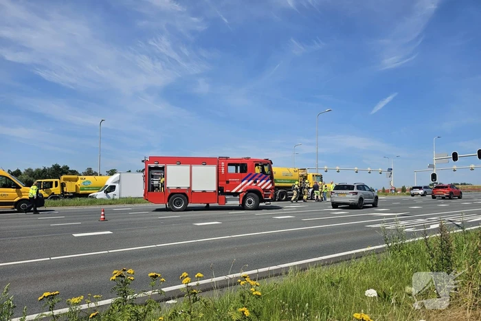 Brandend papier zorgt voor brandweer inzet