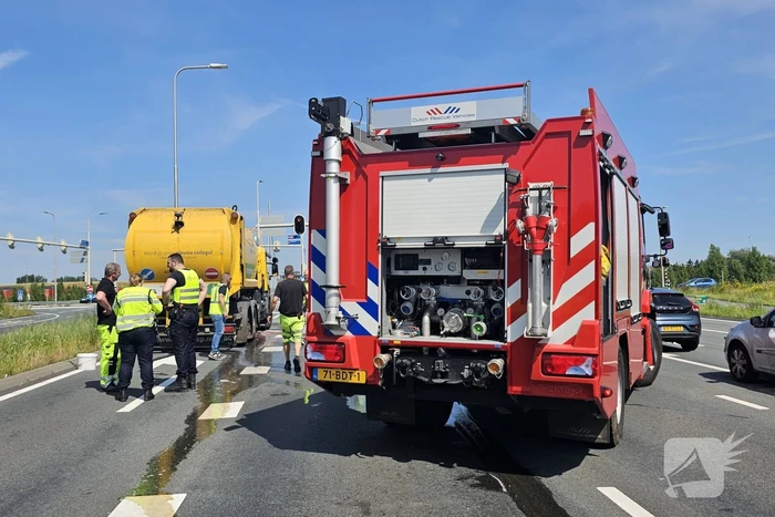 Brandend papier zorgt voor brandweer inzet