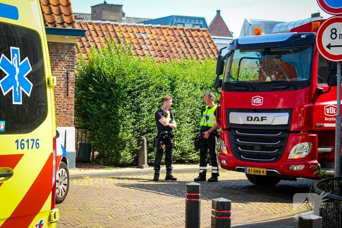 Voetganger aangereden door vuilniswagen