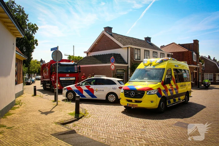 Voetganger aangereden door vuilniswagen