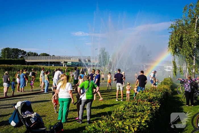 Waterfestijn zorgt voor veel plezier en afkoeling